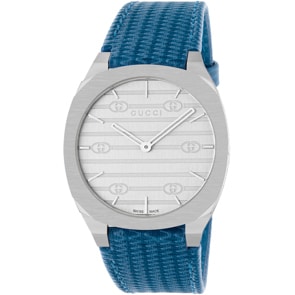 Gucci 25H Blau 34mm