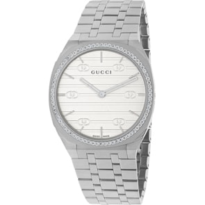 Gucci 25H Diamonds 34mm