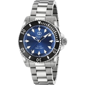 Gucci Dive L Automatic Blau