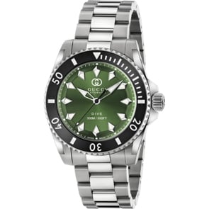 Gucci Dive L Automatic Grün