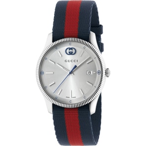 Gucci G-Timeless Blau / Rot 38mm