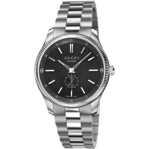 Gucci G-Timeless Slim Small Second Automatic Schwarz