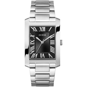 Guess Clyde Silbrig / Schwarz