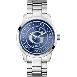 Guess Collegiate G Silbrig / Blau