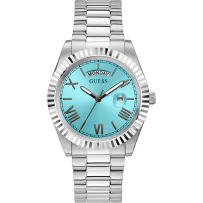 Guess Connoisseur Day Date Aqua