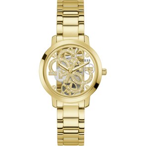 Guess Quattro Clear Gold
