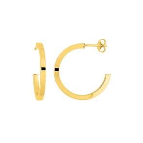 Halbcreolen 750/18 K Gelbgold 2.0mm Ø 18mm