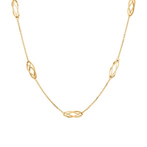 Collier or jaune 750/18 ct