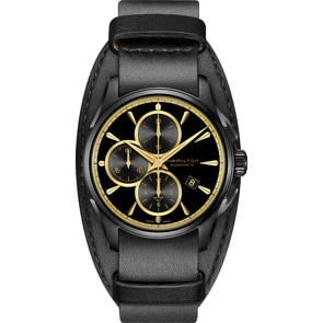 Hamilton Jazzmaster Auto Chrono Black & Gold