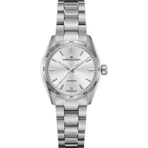 Hamilton Jazzmaster Performer Auto Silbrig 34mm