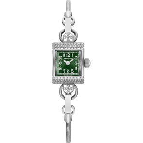 Hamilton Lady Halsketten Uhr grün/silber