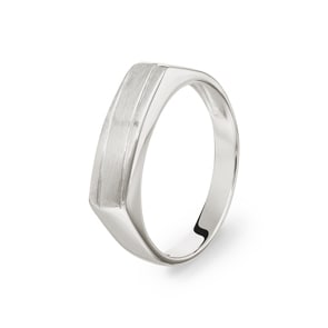 Herrenring 925 Silber rhodiniert