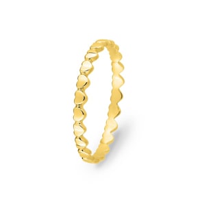 Herzring 375/9 K Gelbgold