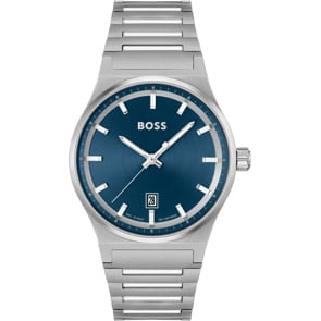 Hugo Boss Candor Date Silvery / Blue