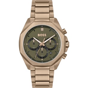 Hugo Boss Cloud Chronograph Beige-Goldig / Olive