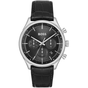 Hugo Boss Gregor Chronograph Schwarz / Silbrig