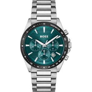 Hugo Boss Strike Chronograph Silbrig / Türkis