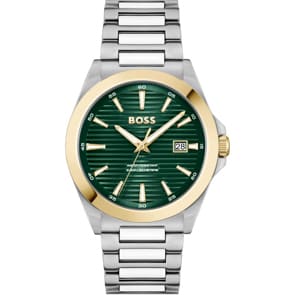 Hugo Boss Strike Date Silvery / Green
