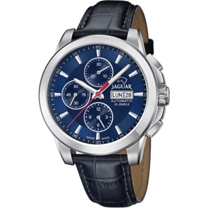 Jaguar Automatik Chronograph Day Date Blau 45mm