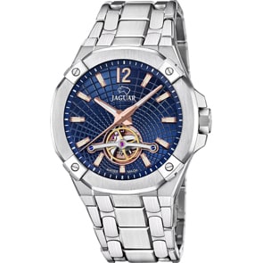 Jaguar Balancier Automatic Silbrig / Blau 44mm