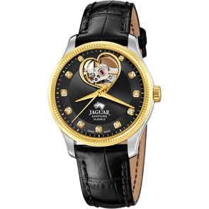 Jaguar Cœur Automatic Leder Schwarz Bicolor / Schwarz
