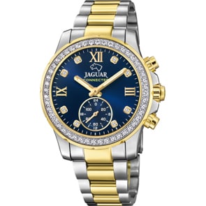 Jaguar Connected Lady Bicolor Goldig / Blau 37mm