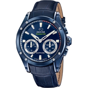 Jaguar Connected Men Chronograph Hybridwatch Leder