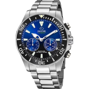 Jaguar Connected Men Diver Chronograph Hybridwatch dreifarbig