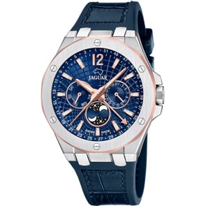 Jaguar Diplomatic Calendar Cuir Bleu / Argenté