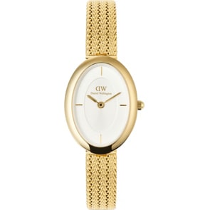 Daniel Wellington Juliette Braided Mesh White Sunray Gold