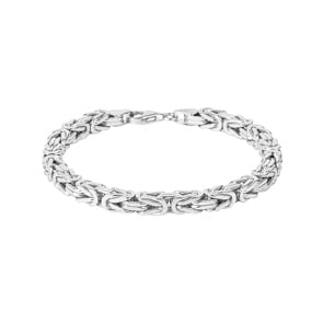 Königsarmband klassisch 925 Silber 4.0mm