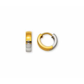 Kreolen 750/18 K Bicolor Ø 12.5mm