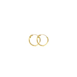 Kreolen 750/18 K Gelbgold 1.0mm Ø 10mm