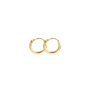 Kreolen 750/18 K Gelbgold 1.6mm Ø 10mm