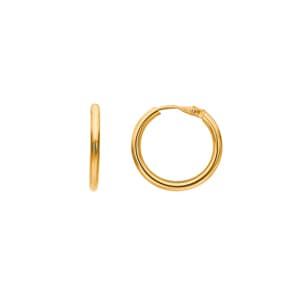 Kreolen 750/18 K Gelbgold 1.6mm Ø 14mm