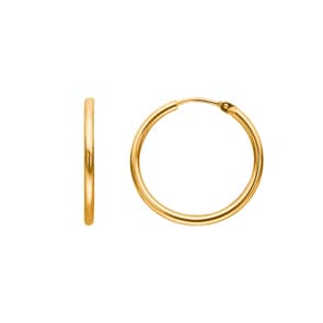 Kreolen 750/18 K Gelbgold 1.6mm Ø 20mm