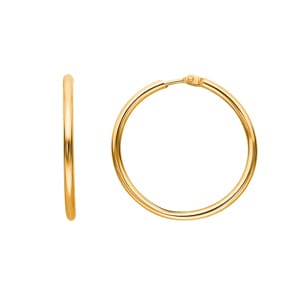 Kreolen 750/18 K Gelbgold 1.6mm Ø 24mm