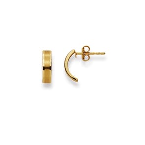Créoles or jaune 750/18 ct