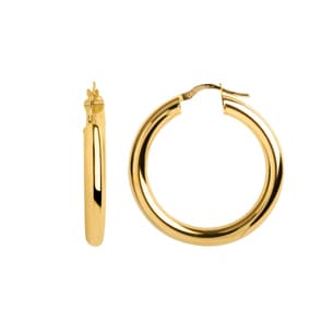 Kreolen 750/18 K Gelbgold 4mm Ø 25mm