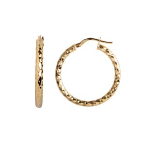 Kreolen 750/18 K Gelbgold Fantasie 2.5mm Ø 20mm