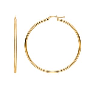 Kreolen 750/18 K Gelbgold geglättet 2mm Ø 45mm