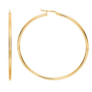 Kreolen 750/18 K Gelbgold geglättet 2mm Ø 55mm