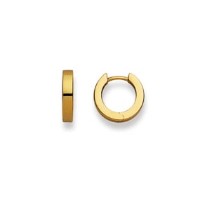 Créoles or jaune 750/18 ct Ø 12mm