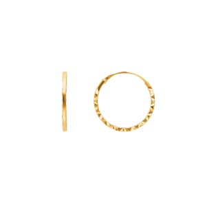 Kreolen 750/18 K Gelbgold Ø 12mm