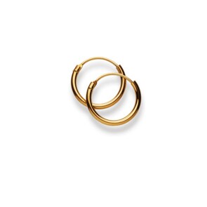 Kreolen 750/18 K Gelbgold Ø 13mm