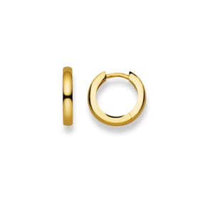 Créoles or jaune 750/18 ct Ø 14mm