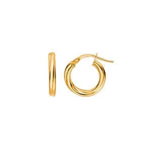 Kreolen 750/18 K Gelbgold verdreht 2.5mm Ø 10mm