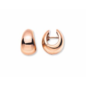 Kreolen 750/18 K Rotgold Ø 17mm