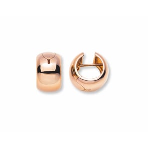 Kreolen 750/18 K Rotgold Ø 17mm