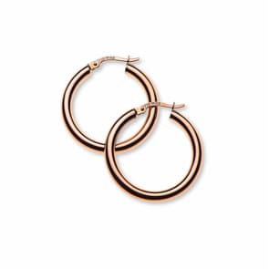 Kreolen 750/18 K Rotgold Ø 20mm